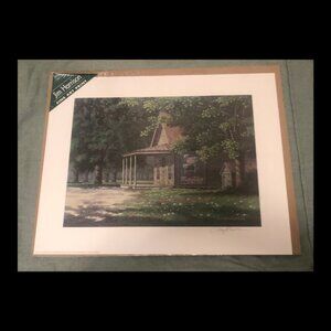 New Jim Harrison Signed Print (1993 Maytag House)